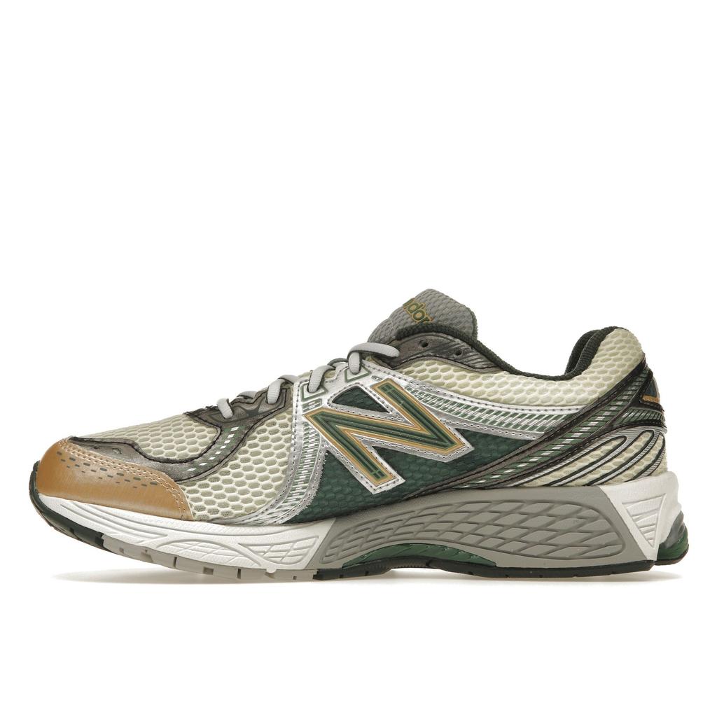 New Balance Aimé Leon Dore X 860v2 Green Unisex Sneakers White 