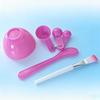 Conjunto de Tigela para Máscara e Tigela de Mistura e Conjunto de Seis Pincéis para Fazer Máscara Facial DIY Ferramentas de Beleza e Maquiagem