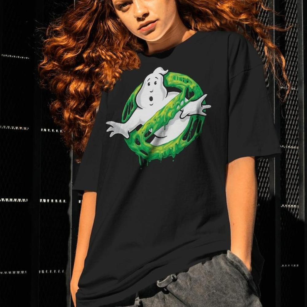 Ghostbusters Who You Gonna Call TShirt Woman Man Classic 80s Retro Movie Ghost Logo Cotton Shirt Paranormal SciFi Graphic Tee S