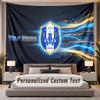 Custom Name Text Tapestry Sheffield Wednesday FC Personalized Polyester Wall Tapestry For Bedroom And Room