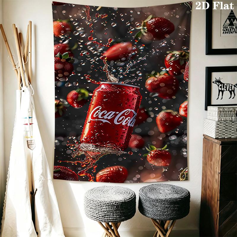 Liquid Bottle Tapestry Tapestry Wallmounted Background Cloth Wall Decoration Homestay Soft Decoration Tapestry Background Cloth