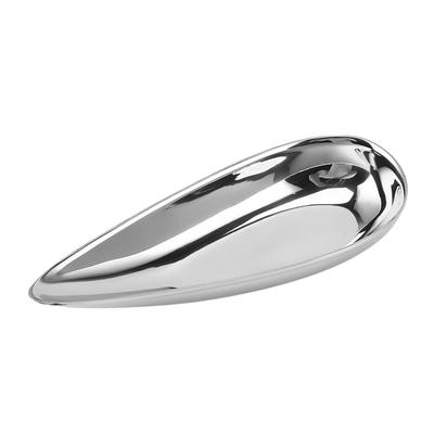 Stainless Steel Fruit Plate Mini Condiment Dish Small Nuts Snack Towel Plate for Home Restaurant