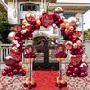 Wedding Balloon Arch Set - Rustic Gate Décor for Hotel Banquets and Engagements