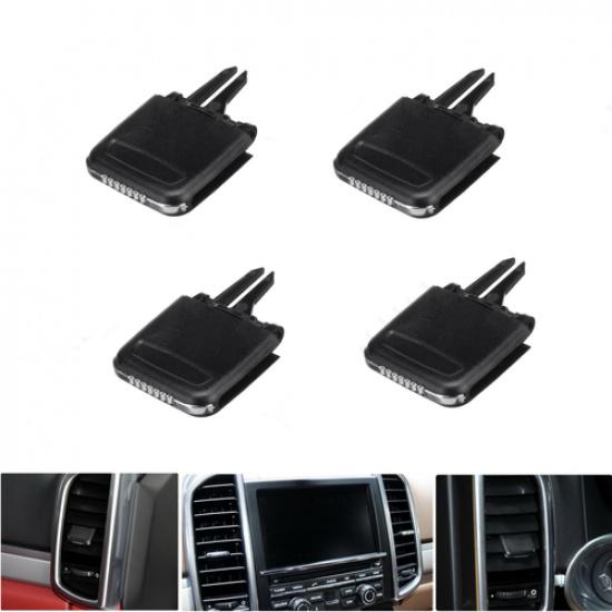 4x Front A/C Air Vent Outlet Tab Clip Repair Kit For Porsche Cayenne 2011-2016