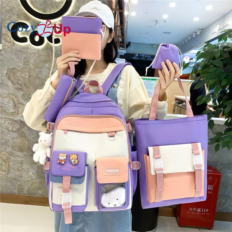 Комбинированный рюкзак для студентов колледжа — фото 3