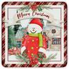 Christmas Metal Wall Art for Home Living Room Kitchen Decor