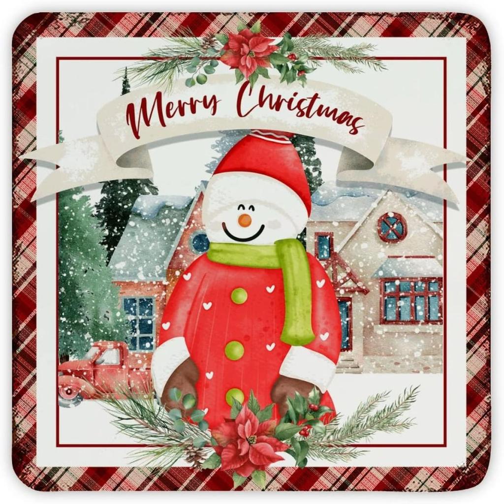 Christmas Metal Wall Art for Home Living Room Kitchen Decor