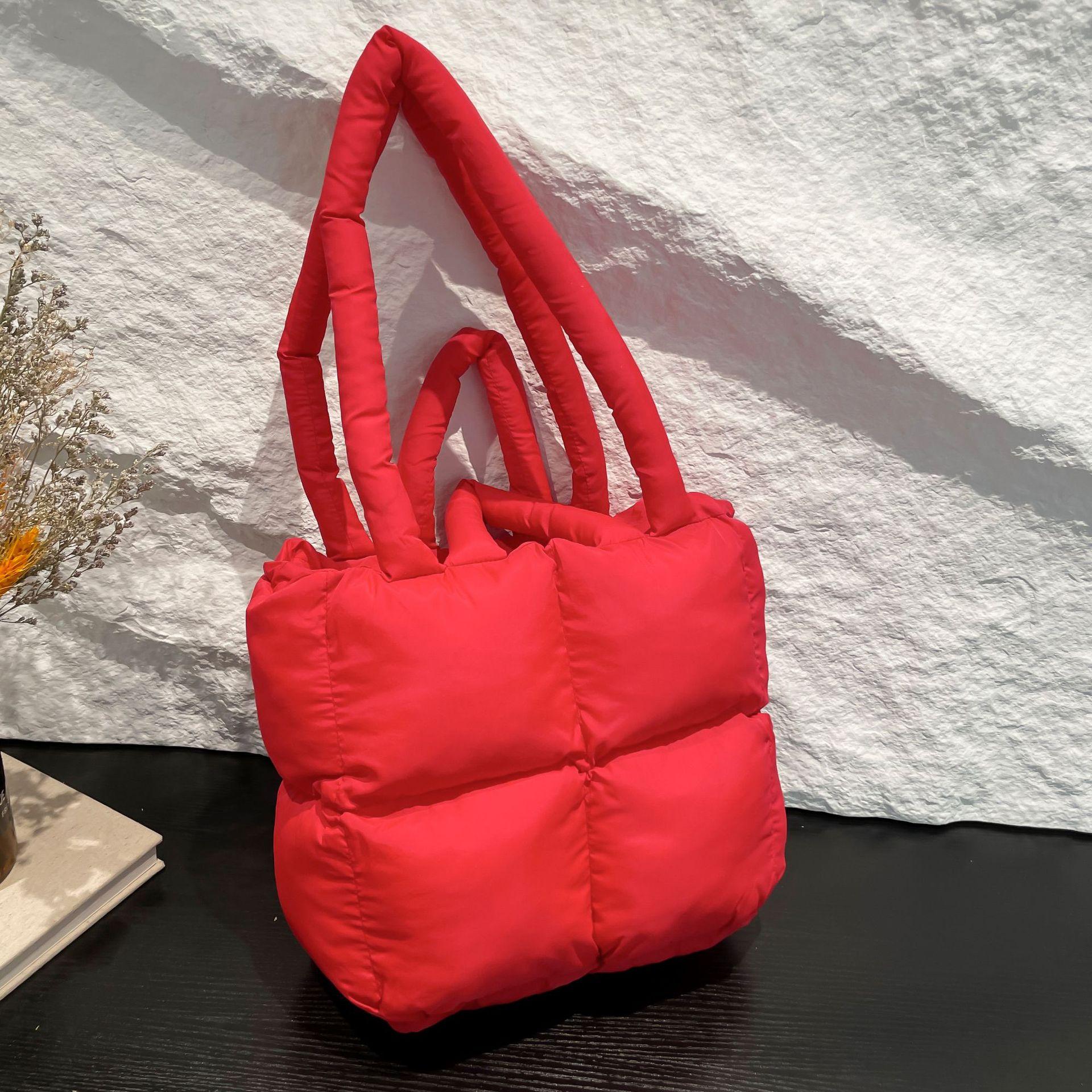 

Корейская версия большой вместимости универсальной модной сумки через плечо сумка-тоут осень и зима