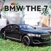 1/24 BMW 760 THE7 Limousine Alloy Miniature Car Diecast Metal Scale Car Model Sound and Light Collection Children Toy Vehicles Gifts