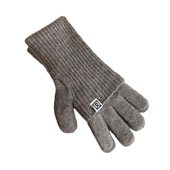 Women Convertible Winter Gloves Warm Touchscreen Gloves 2-in-1 Knitted Stretchy Texting Gloves for Daily Outings Driving