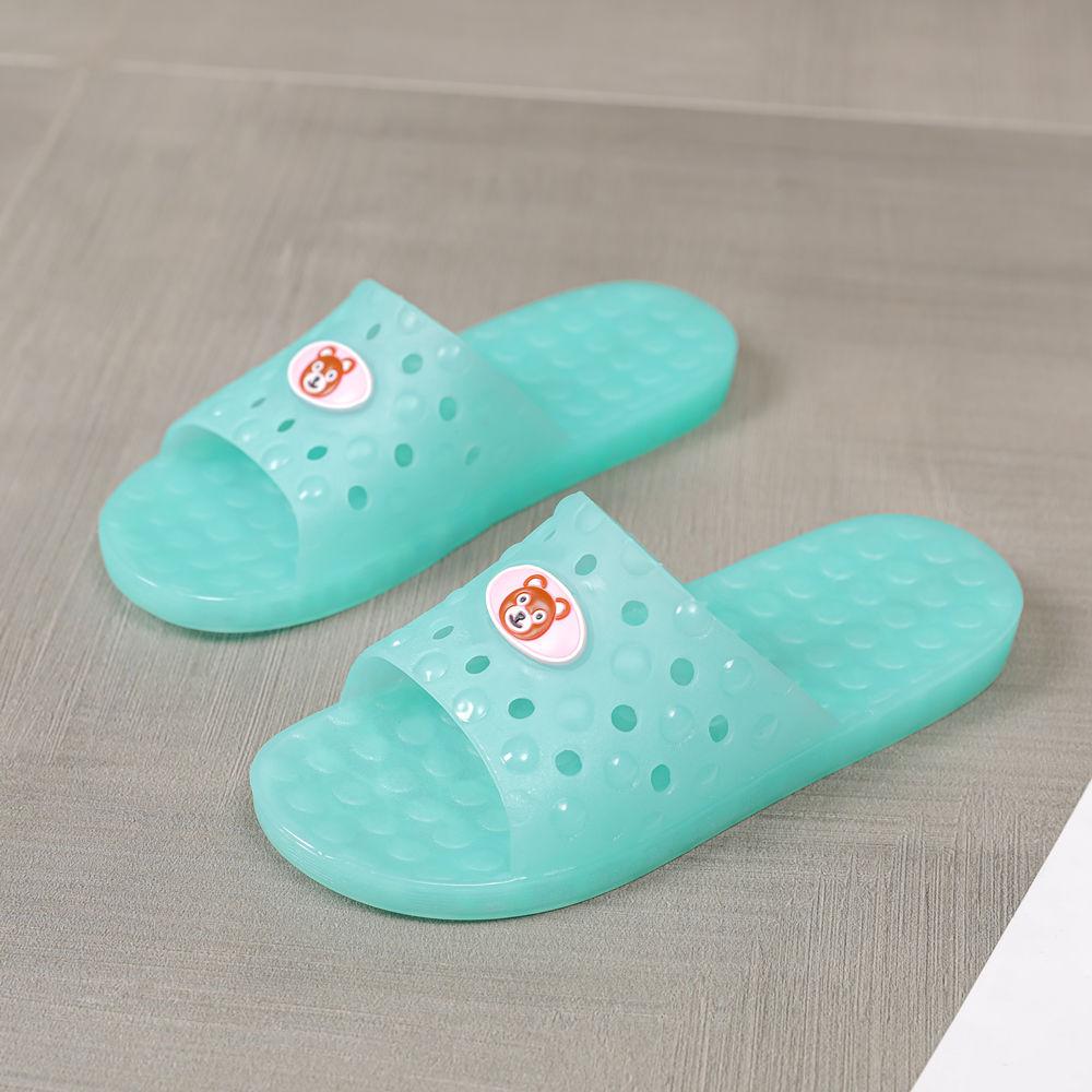 

Мужские желтые нескользящие износостойкие ПВХ шлепанцы для ванной на одной лямке 37 (235mm inner)