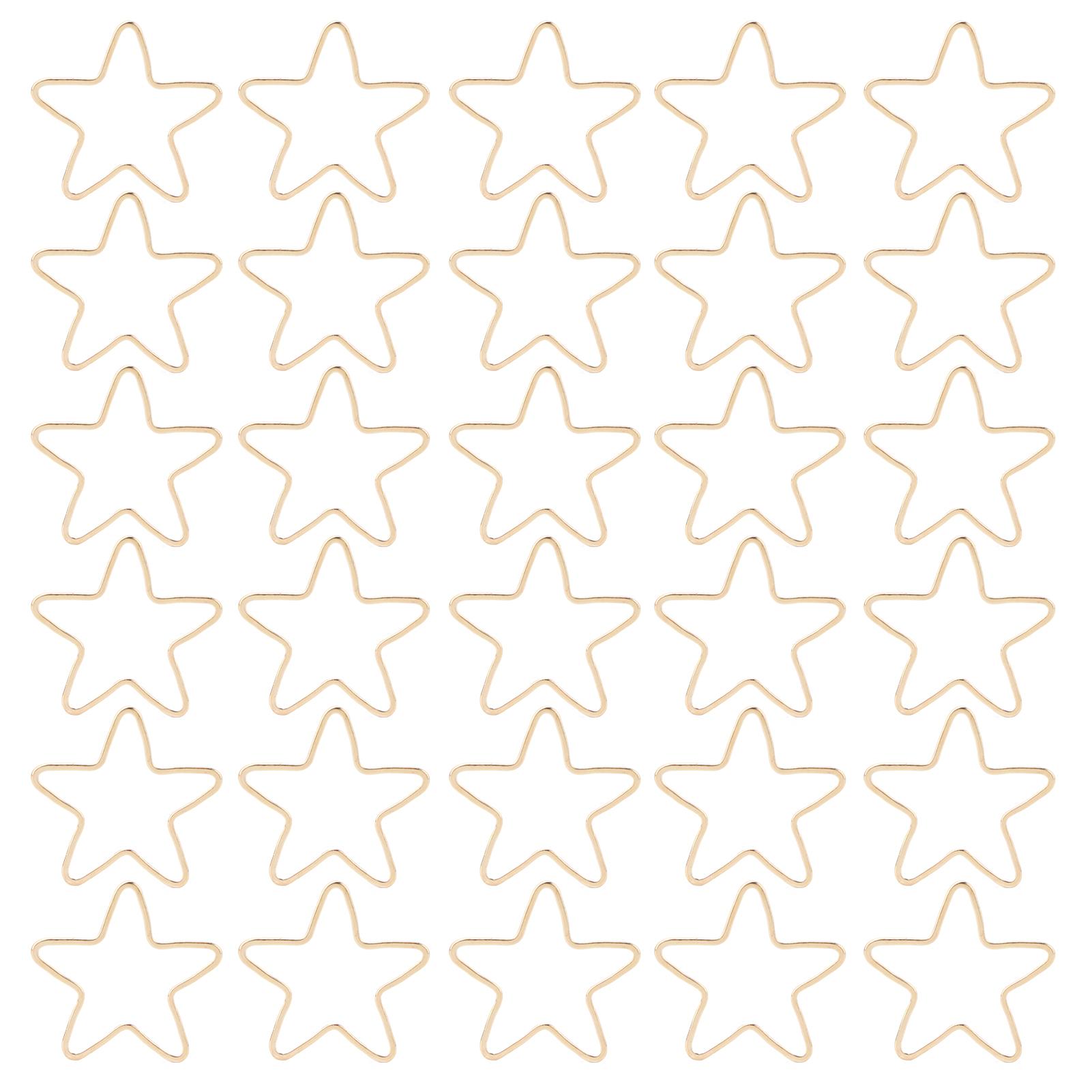 

30Pcs Hollow Frame Pendants Copper Crafts Jewelry Accessories rring Necklace Making Supplies