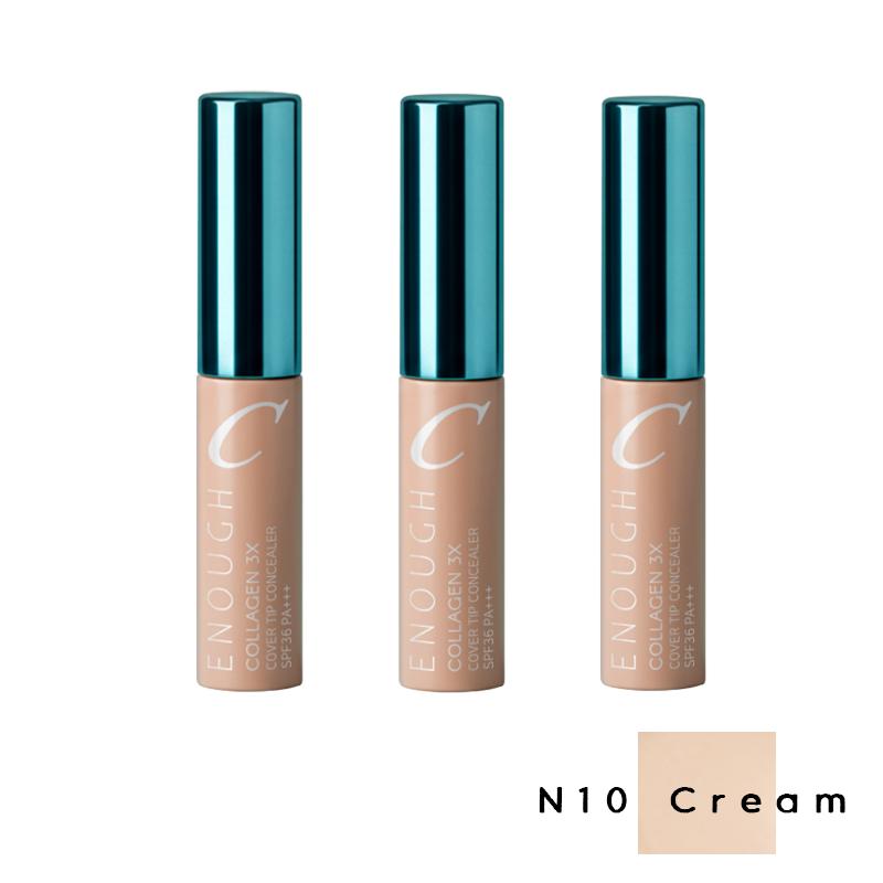 ENOUGH Collagen 3X Moisture Cover Tip Concealer SPF36 PA+++ 9g (9 Options)