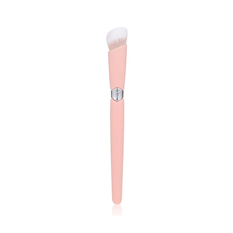 3-Piece Makeup Brush Set: Soft Loose Powder, Blush, and Contour Brushes - Portable Beauty Tools