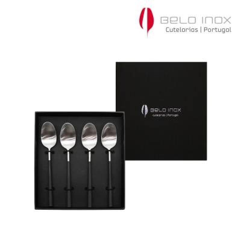 

[belo inox] Neo Black Tea Spoon 4P Set