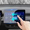 Protective Film Navigation Screen Protector Long Lasting Car Touch Screen Tempered Glass Film Rugged Clear Image Cleaning Kit