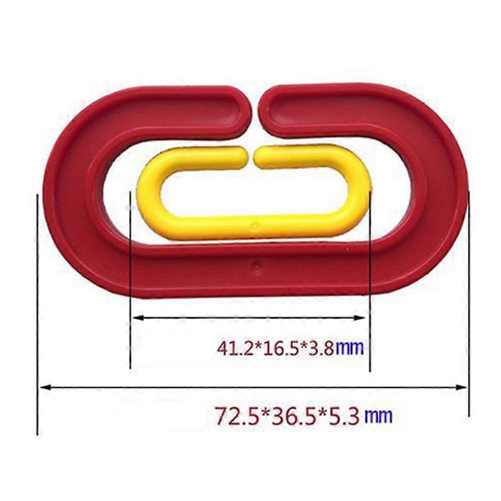 400pcs Geometric Interlocking Buckle Colorful Plastic Clips Hooks Chain Links Kids Educational Toy