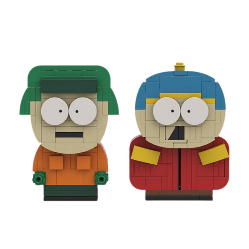 Classico Animato Architettonico Casa di Cartman Parco Skyline Blocchi da Costruzione MOC Stan Kyle Kenny Mini Bambola Modello Giocattoli per Bambini Regalo