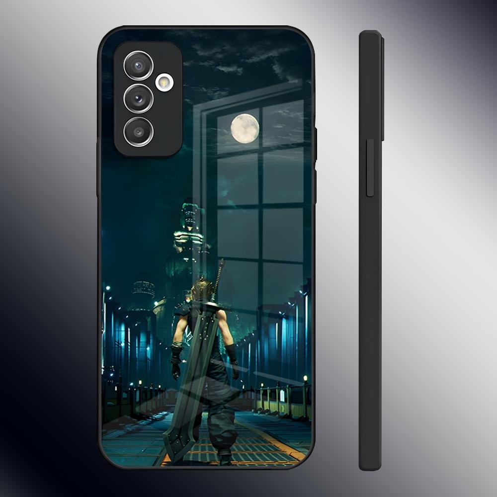 Final Fantasy Phone Case For Samsung S24 Ultra S23 S22 S20 Fe S21 Plus A54 A34 A24 A53 A13 A16 Glass Back Cover