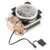 CPU-Kühler mit RGB-Beleuchtung 9,2cm Lüfter 12V 3PIN 4PIN Schnittstelle Plug and Play CPU-Kühlungs Lüfter Leiser CPU-Lüfter für Desktop