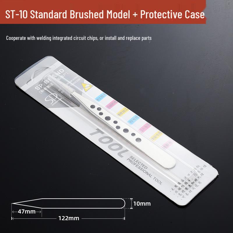 Stainless Steel Precision Tweezers with Curved Scorpion Tip for Eyelash Extension and Nail Art