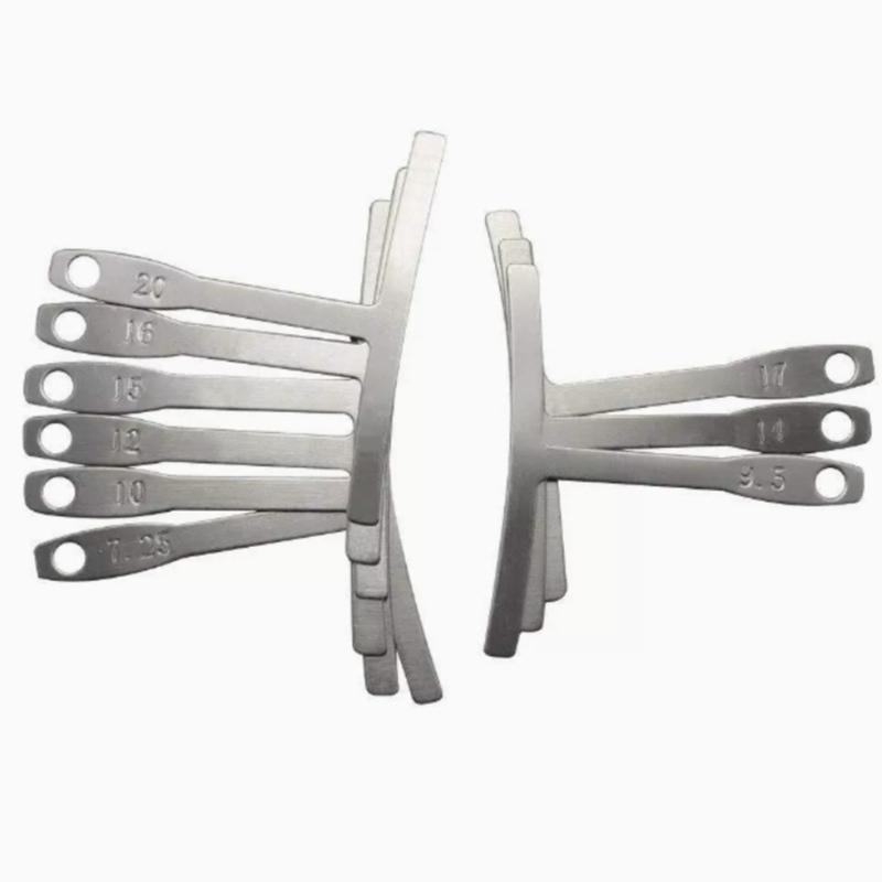 9Pcs Guitar Gauge Under String Gauge String Gauges Luthier Tools for Guitar Fretboard Gauge Measure Accessories