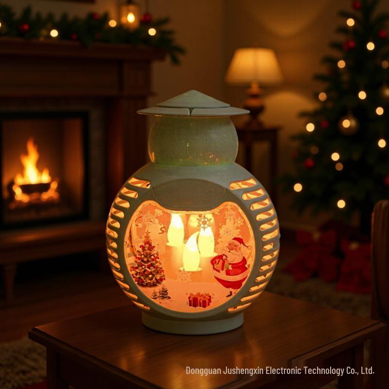 Blizzard Night Lantern: Handheld Decorative Projector Light Ornament