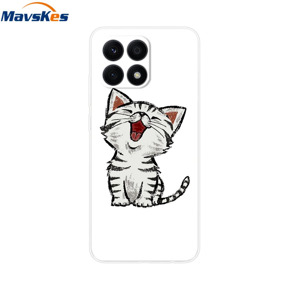 For Honor X8a 2023 Case 4G Funda Clear Soft Silicone TPU Phone Cover Case for Honor X8a Cover HonorX8a X 8a CRT-LX1 Bumper Coque