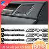 Car Sticker 4 Pieces/set of Modified Car Logo Audio Stickers Suitable for Mercedes Benz A B C E G-Class AMG W176 W166 W124 W211