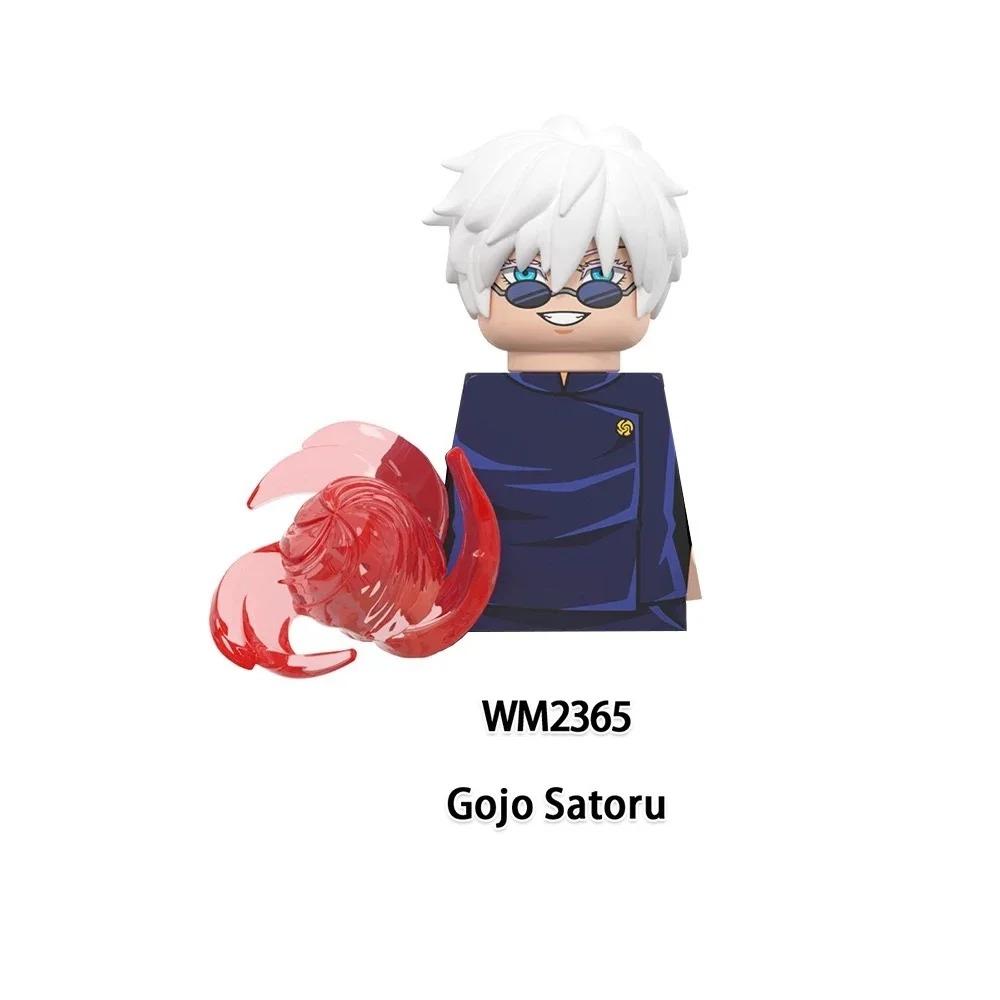 Jujutsu Kaisen Anime Cartoon Gojo Satoru Itadori Yuj Fushiguro Megumi Okkostu Yuta Bausteine Mini-Actionfiguren Kinderspielzeug