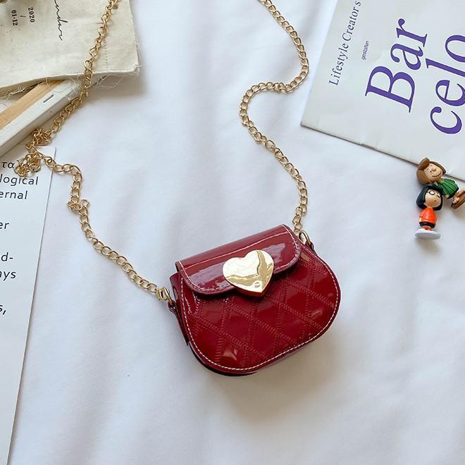 Children's bag women's new children's bag cute small satchel foreign fashion girls chain messenger bag tide