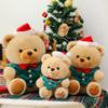 Christmas Bear Plush Toy Doll Teddy Bear Doll Rag Doll Children's Birthday Gift Girls Christmas