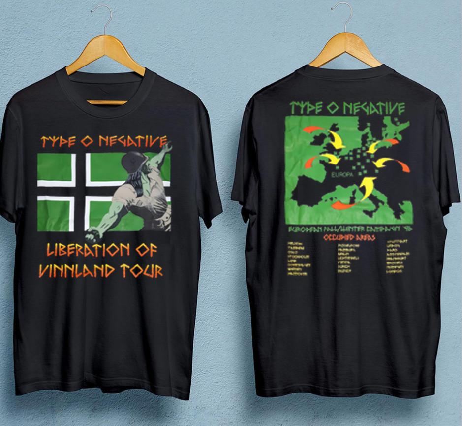 

Винтажная футболка 1997 года Type O Negative Liberation Of Vinnland Tour, размеры S-4XL 3XL