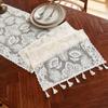White Table Runner Decorative White Tablecloth Accessorie Kitchen Aesthetic Decoration Living Room Desk Accessorie Home Decor