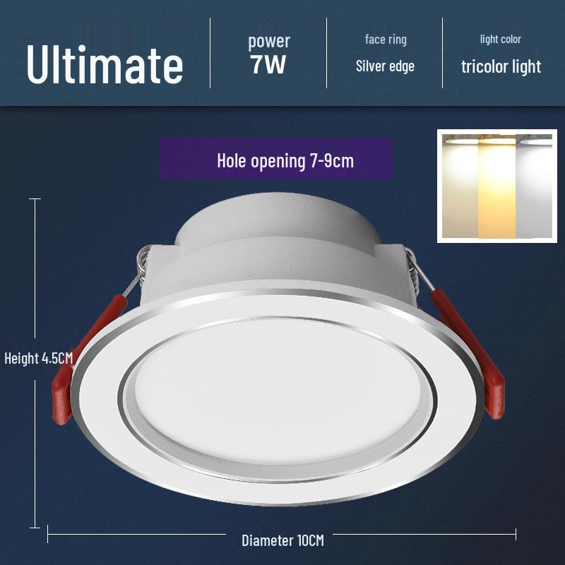 5W LED Recessed Ceiling Spotlight for Living Room - 7.5cm Opening