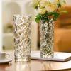 Light Luxury Glacier Pattern Glass Vase Transparent Creative Hydroponic Vase Home Decor Aesthetic Vintage Home Decor Gift