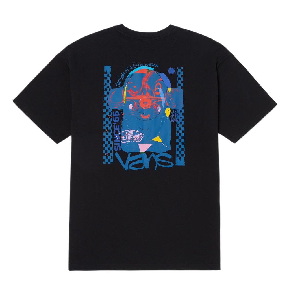 Vans Soft Skin-Friendly Comfortable Fashion Short Sleeve T-Shirt Unisex Tops Black VN000GPNBLK1