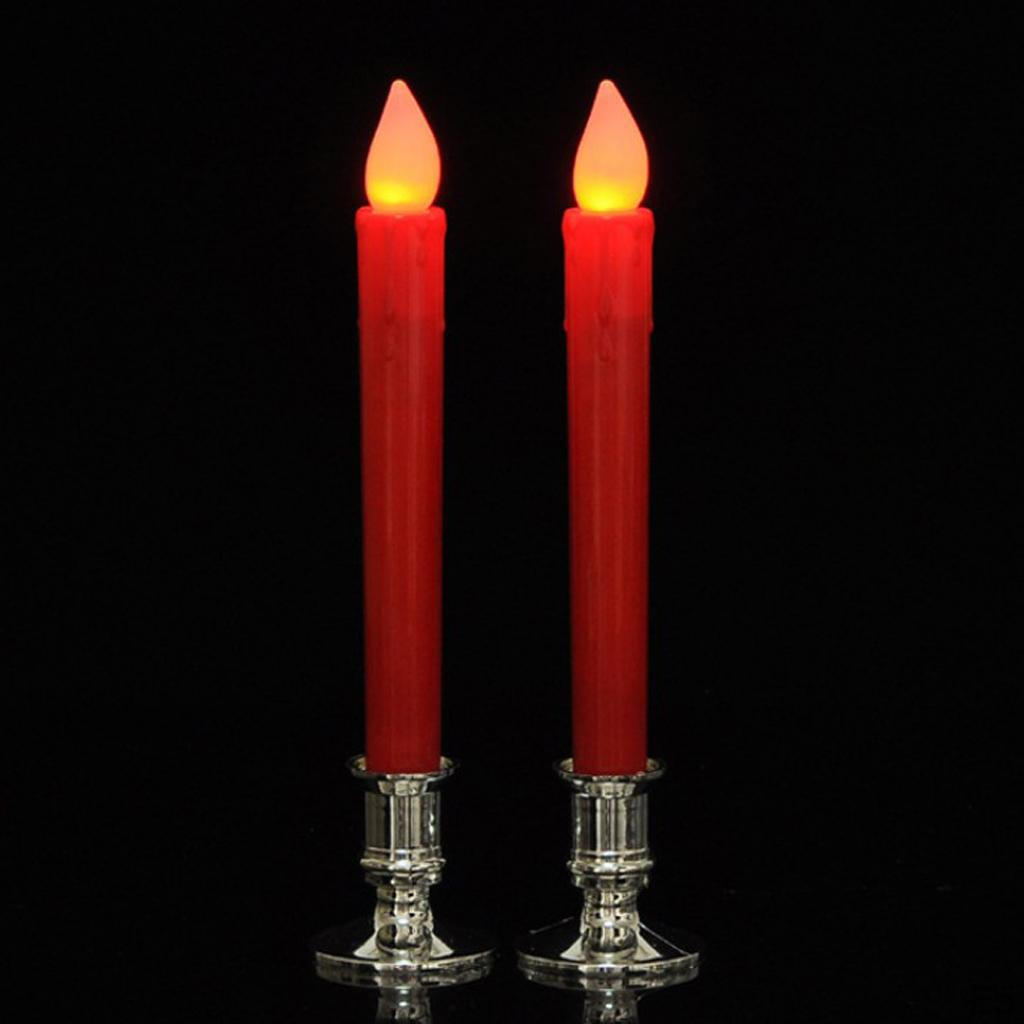 Candles Pillar Tea Light Church Stand Battery Operated