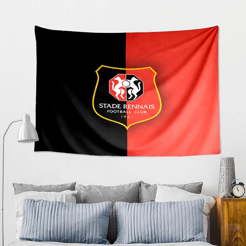 Stade Fc Emblem Tapestry, Unique Design Tapestry, Wall Decor for Bedroom,Livingroom, Playroom,Heartwarming Fan Holiday Gifts