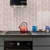 Self-adhesive Peel and Stick Backsplash 10" x 10" Stick Tile Wallpaper  for Kitchen Bathroom