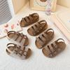 Children's Summer New Sandals: Girls' Cork Sole Beach Shoes, Boys' Non-Slip Roman Baby Birkenstock Shoes