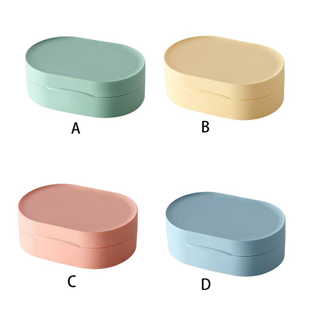 Soap Box with Lid Travel Supplies Compact Frame Camping Save Spaces Soaps Container Home Shower Rack Dispenser Dish Holder