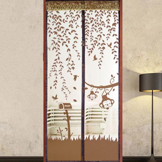 Home Decor Hands-Free Magnetic Soft Door Durable Fly Screen Anti Mosquito Bug Mesh Curtain