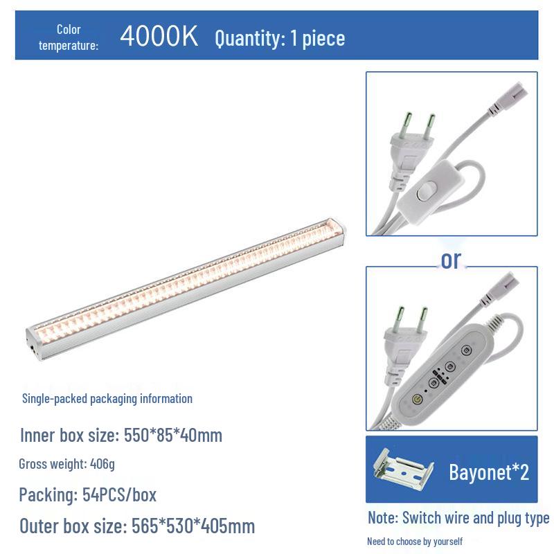 Full Spectrum LED Grow Light for Seedlings, Flowers, Vegetables, and Succulents