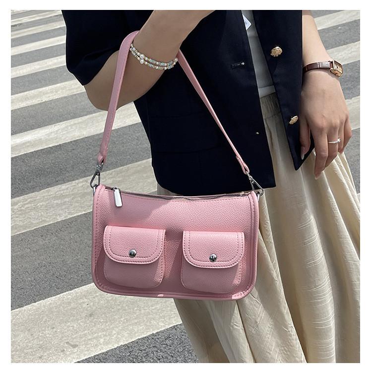 Ielgy Underarm Ladies Small Square Bag Fashionable Fashionable One-Shoulder Messenger Bag