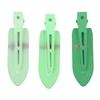 30PCS Leaf Shape Hair Duck Clips Creaseless Hair Barrettes Hairdressing Styling Accessories for Makeup Green