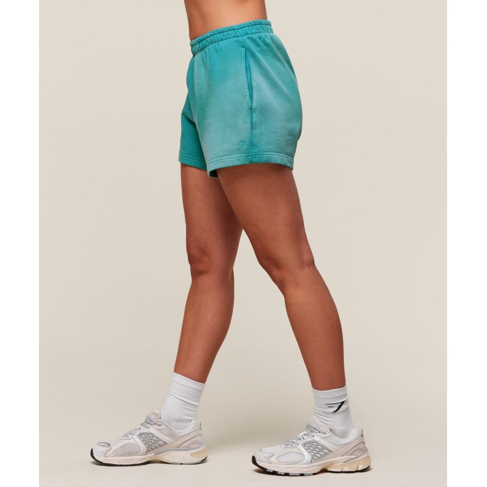 

Gymshark Summer Tie Dye Graphic Shorts Jewel Teal Wash B3b7v Tbvt XS