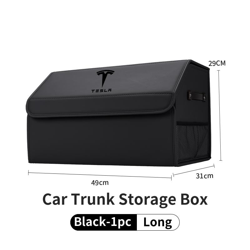 Car Valve Core Trunk Storage Box Organizer Foldable Stowing Tidying Container Bag For Tesla Model 3 Model S Model X Model Y
