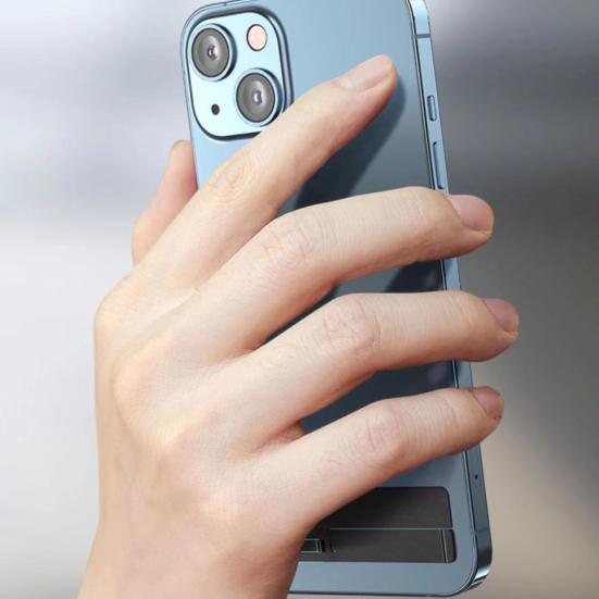 Phone Stand Foldable Self-adhesive Non-deformable Stainless Steel Not Effect Phone Using Lazy Phone Bracket Mobile Phone Accessories