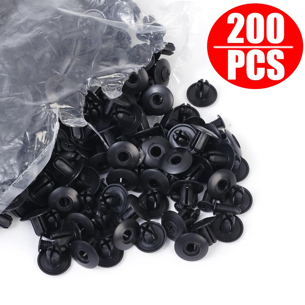 Rebites de Expansão de Plástico Fixadores Parafuso Universal Carro Motocicleta Pára-choques Fender Rebite Fivela C20 8mm Furo Plástico Push Pin Clipes